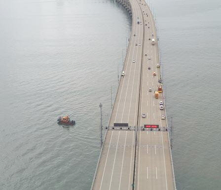 인천대교[인천소방본부 제공]